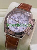 Rolex Cosmograph Daytona 40 White Gold White Dial Ref.116519 - Image 4
