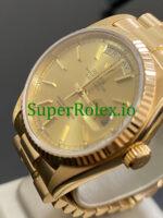 Rolex Day-Date 36MM Yellow Gold Champagne Index Dial Ref.18038 - Image 6