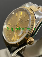 Rolex Datejust 36 Steel and Yellow Gold Champagne Index Dial Ref.16233 - Image 6