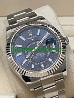 Rolex Sky-Dweller White Rolesor Ref.326934 – Blue Dial - Image 3