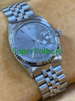 Super Replica Rolex Steel Grey Index Dial Datejust 36 Ref.1601 - Image 4