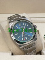 Rolex Milgauss 40MM Blue Dial Ref.116400GV – Green Crystal - Image 3