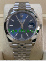 Rolex Datejust 41 Steel Blue Index Dial Ref.126300 - Image 2