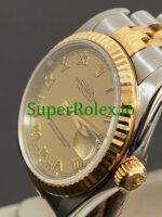 Rolex Datejust 31 Yellow Gold Champagne Roman Dial Ref.68273 - Image 6