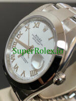 Rolex Datejust 41 Steel White Roman Dial Ref.126300 - Image 5