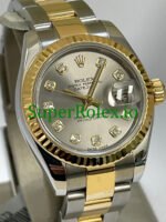 Rolex Lady-Datejust 26 Yellow Gold and Steel Diamond Dial Ref.179173 - Image 3