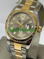 Rolex Lady-Datejust 26 Yellow Gold and Steel Diamond Dial Ref.179173 - Image 2