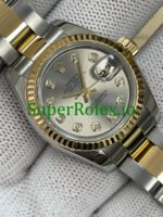 Rolex Lady-Datejust 26 Yellow Gold and Steel Diamond Dial Ref.179173 - Image 4