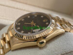Rolex Datejust 31 Yellow Gold Black Diamond Dial Ref.68278 - Image 6