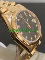 Rolex Datejust 31 Yellow Gold Black Diamond Dial Ref.68278 - Image 5