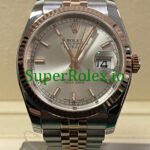 Rolex Datejust 36 Steel and Everose Gold Sundust Dial Ref.116231