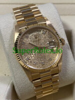 Rolex Day-Date 36MM Yellow Gold Diamond Dial Ref.18238 - Image 4
