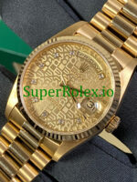 Rolex Day-Date 36MM Yellow Gold Diamond Dial Ref.18238 - Image 3