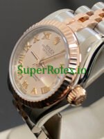Rolex Lady-Datejust 26 Everose Gold and Steel Pink Roman Dial Ref.179171 - Image 6
