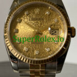 Rolex Datejust 36 Steel and Yellow Gold Diamond Dial Ref.116233