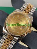 Rolex Datejust 36 Steel and Yellow Gold Diamond Dial Ref.116233 - Image 3