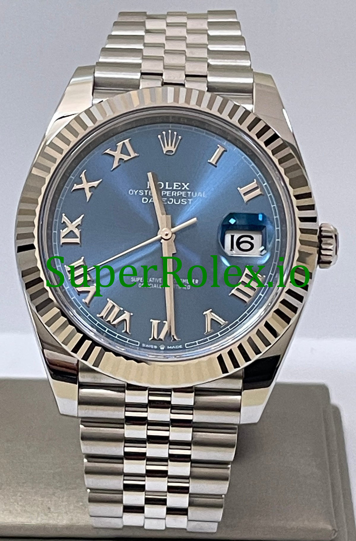 yire5y9g-8738 Rolex Datejust 41 Steel and White Gold Rolesor Ref.126334 - Image 1