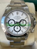 Rolex Cosmograph Daytona 40MM Zenith White Ref.16520 - Image 2
