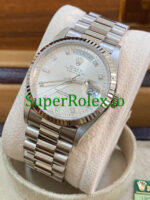Rolex Day-Date 36MM White Gold Ref.18239 – Diamond Dial - Image 4
