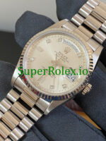 Rolex Day-Date 36MM White Gold Ref.18239 – Diamond Dial - Image 3