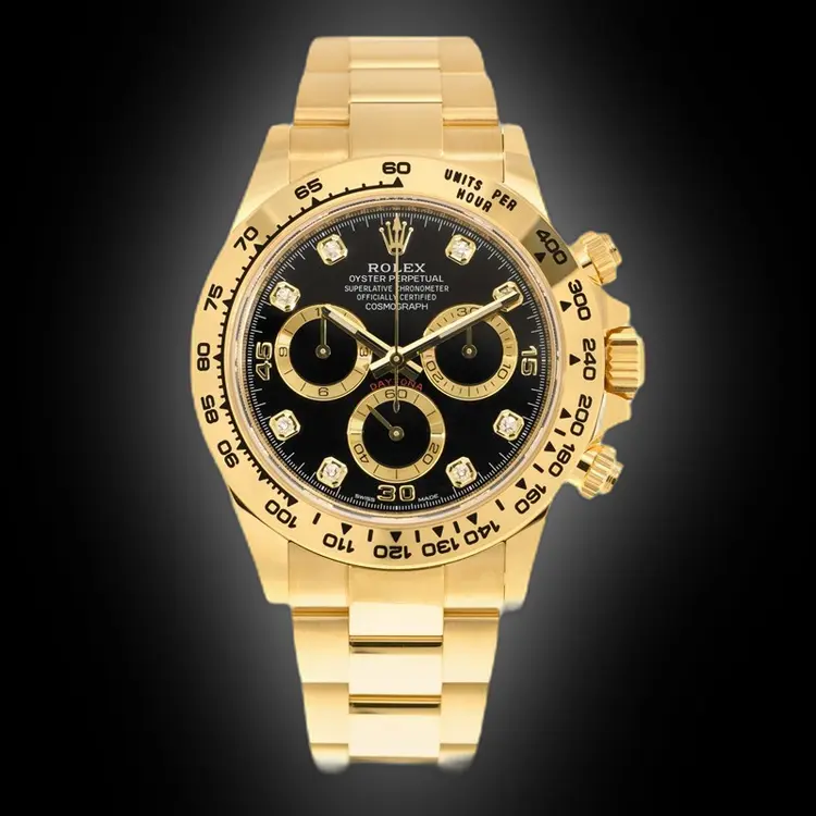 Black and Gold Dial, 40.0 mm, Chronograph, Automatic Men's Watch